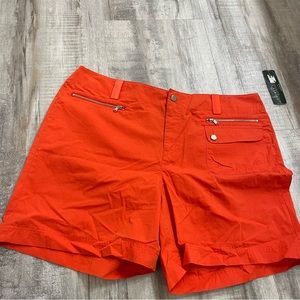 Lauren Ralph Lauren Active Orange Shorts Size 16